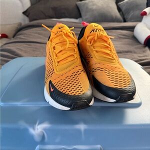 Nike Vibrant Orange Sneakers with Black Details